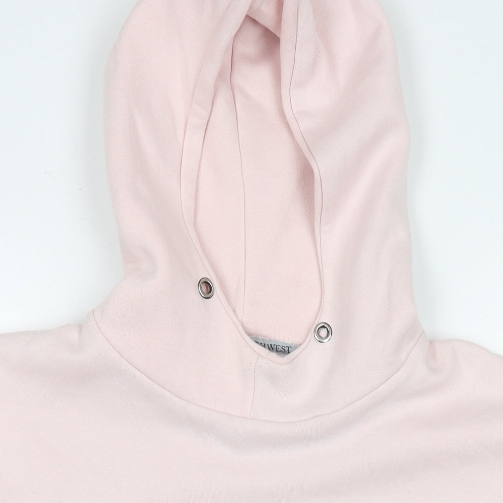Northwest Womens Pink Cotton Pullover Hoodie Size L Pullover