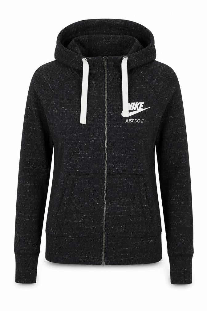 Marks & Spencer Womens Black Cotton Full Zip Hoodie Size S Pullover