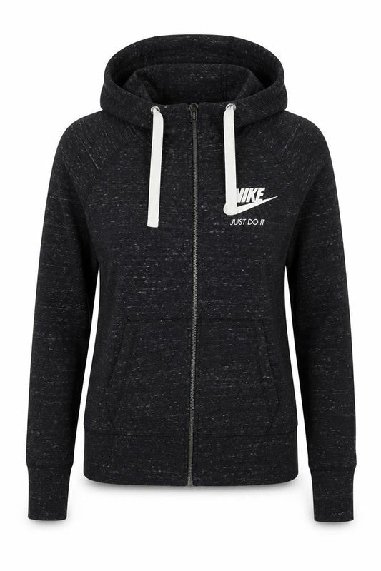Marks & Spencer Womens Black Cotton Full Zip Hoodie Size S Pullover
