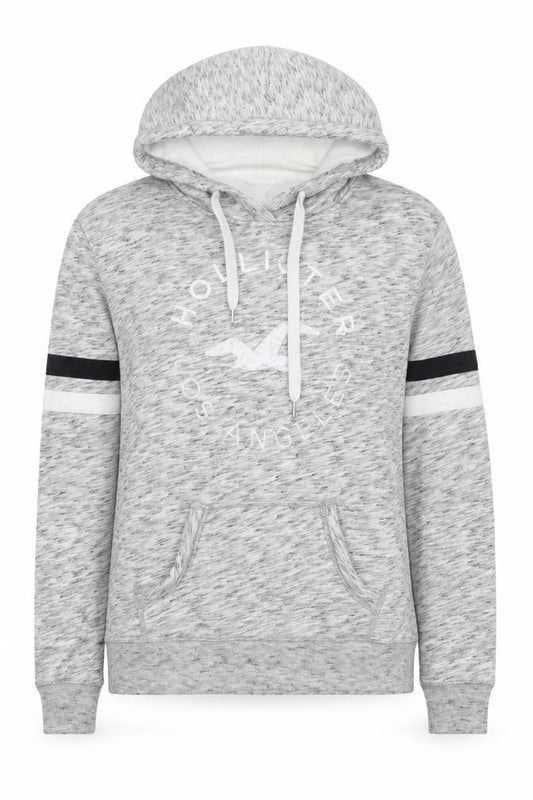 Hollister Womens Grey Cotton Pullover Hoodie Size XS Pullover - Logo