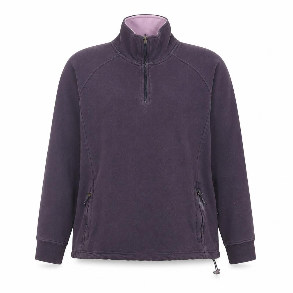 Cane Womens Purple Cotton Pullover Sweatshirt Size M Pullover