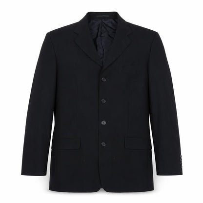Gibson Mens Black Geometric Jacket Blazer Size 38 Button