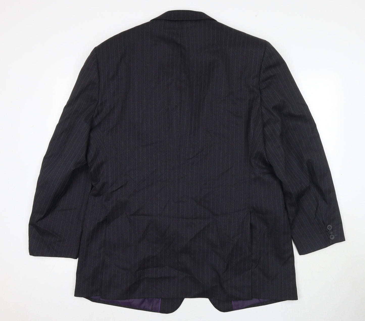 Greenwoods Mens Grey Wool Jacket Suit Jacket Size 46 Regular