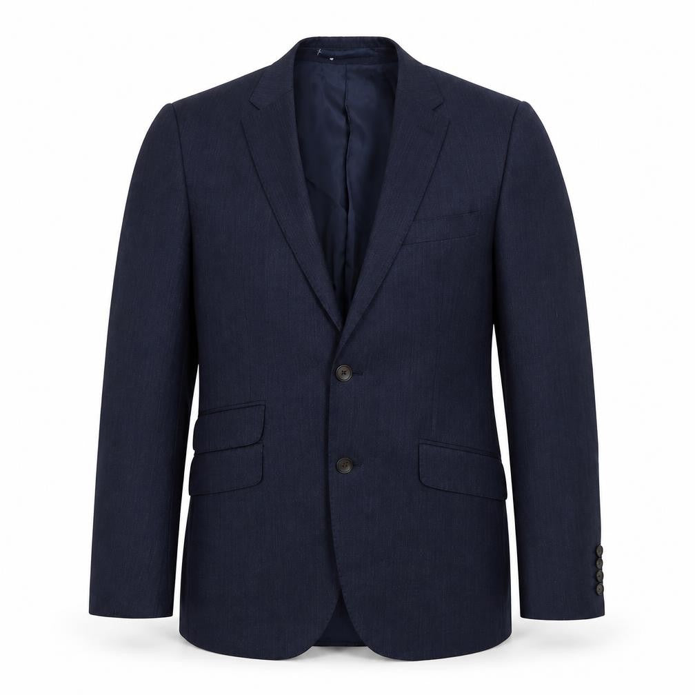 Marks & Spencer Mens Blue Wool Jacket Suit Jacket Size 38 Regular