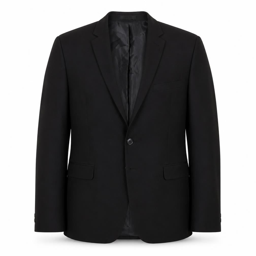 Cedarwood State Mens Black Polyester Jacket Suit Jacket Size 42 Regular