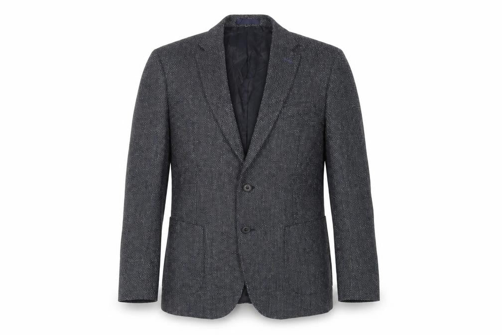 Marks & Spencer Mens Blue Polyester Jacket Blazer Size 40 Regular