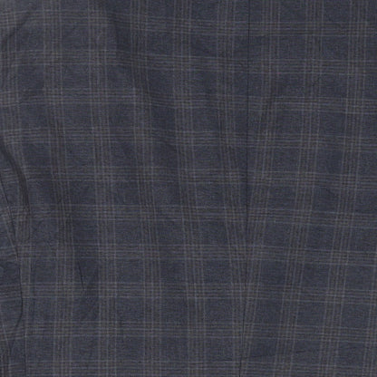 Next Mens Blue Plaid Polyester Jacket Suit Jacket Size 42 Regular