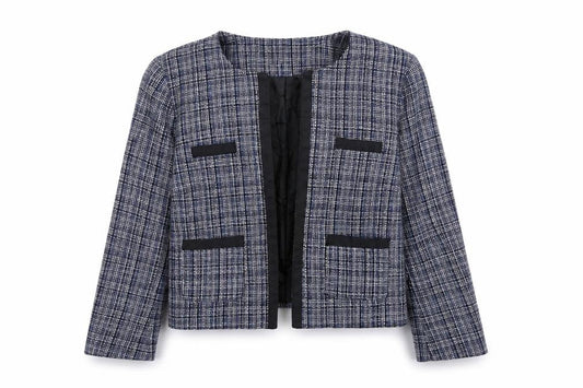 Oasis Womens Blue Jacket Size 10 - Open