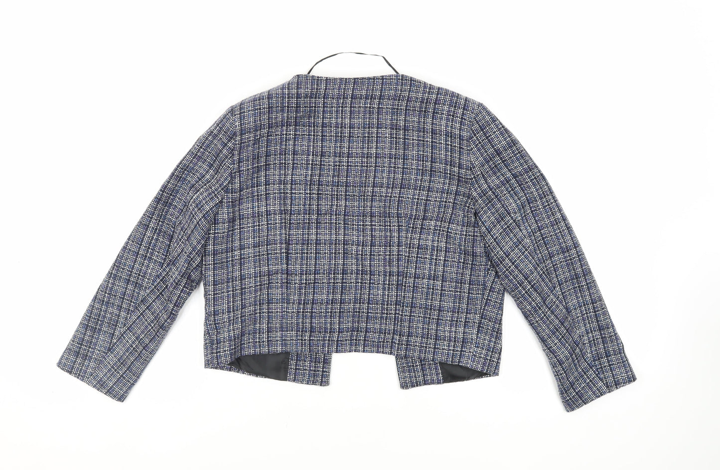 Oasis Womens Blue Jacket Size 10 - Open