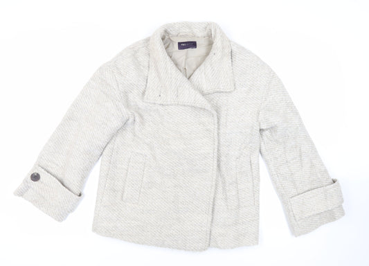 Marks and Spencer Womens Grey Jacket Size S Button