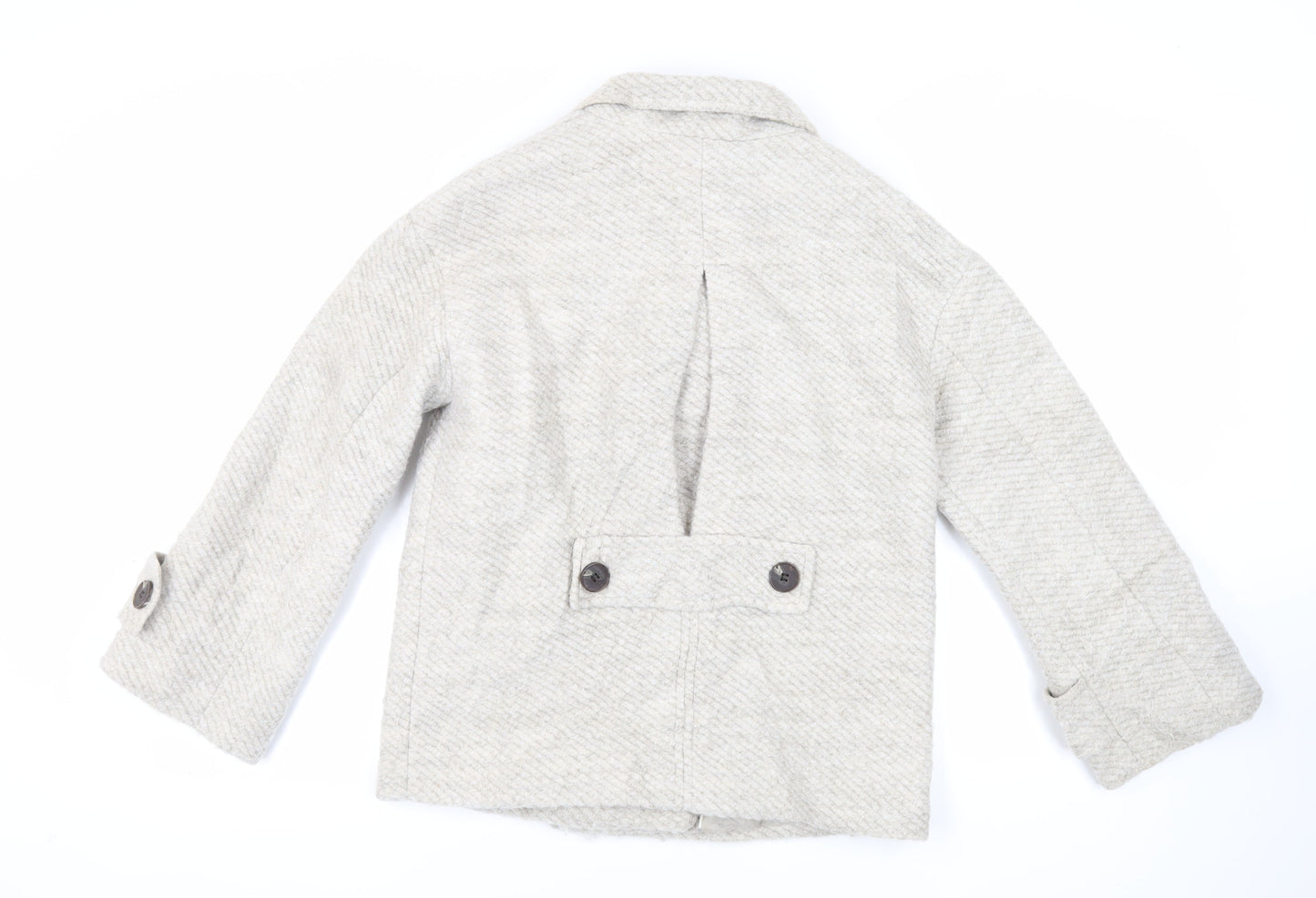 Marks and Spencer Womens Grey Jacket Size S Button