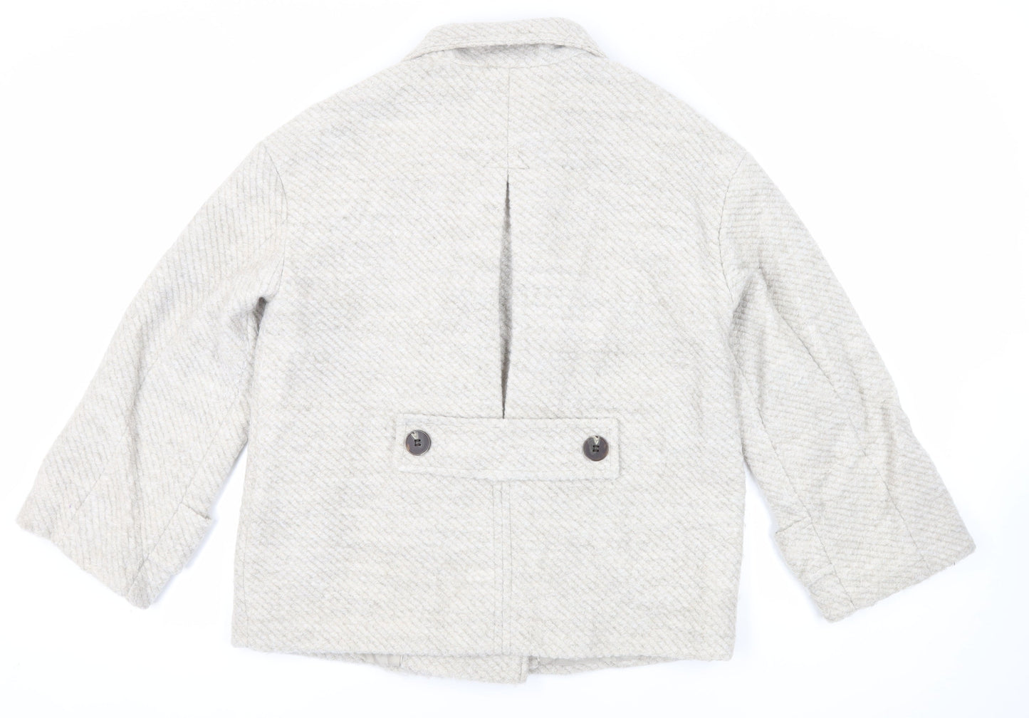 Marks and Spencer Womens Grey Jacket Size M Button