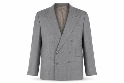 Next Mens Grey Plaid Wool Jacket Suit Jacket Size 42 Regular