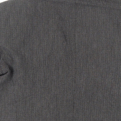 Next Womens Grey Jacket Blazer Size 16 Button
