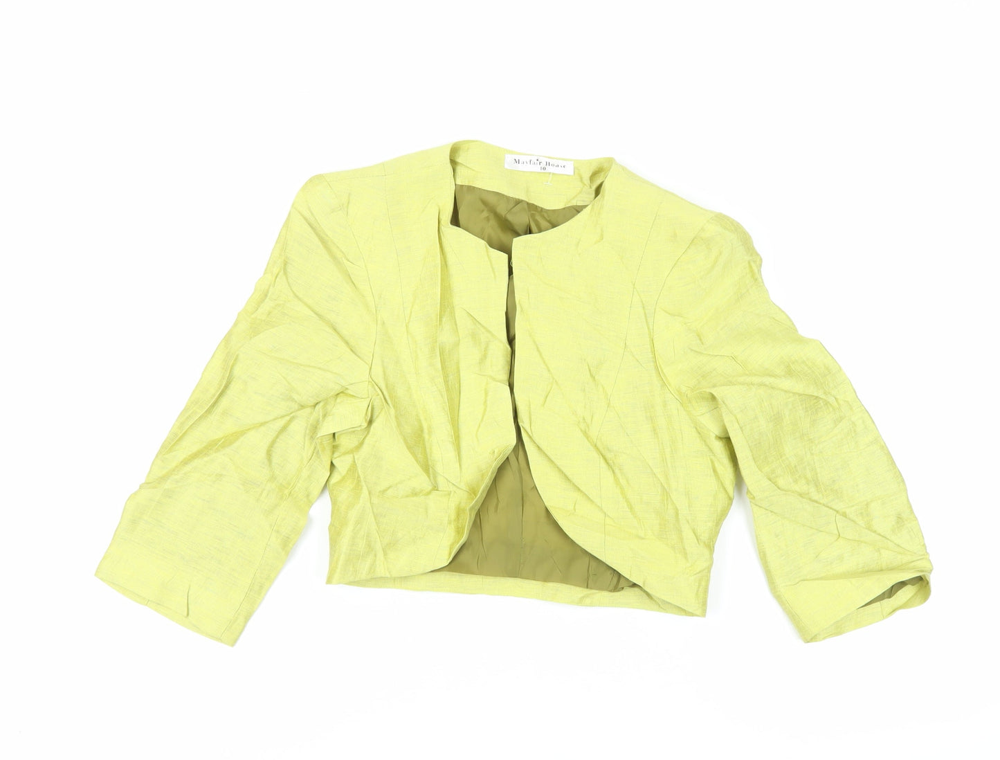 Mayfair House Womens Green Jacket Size 10 - Open