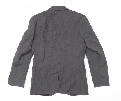 Next Mens Grey Wool Jacket Suit Jacket Size 38 Regular