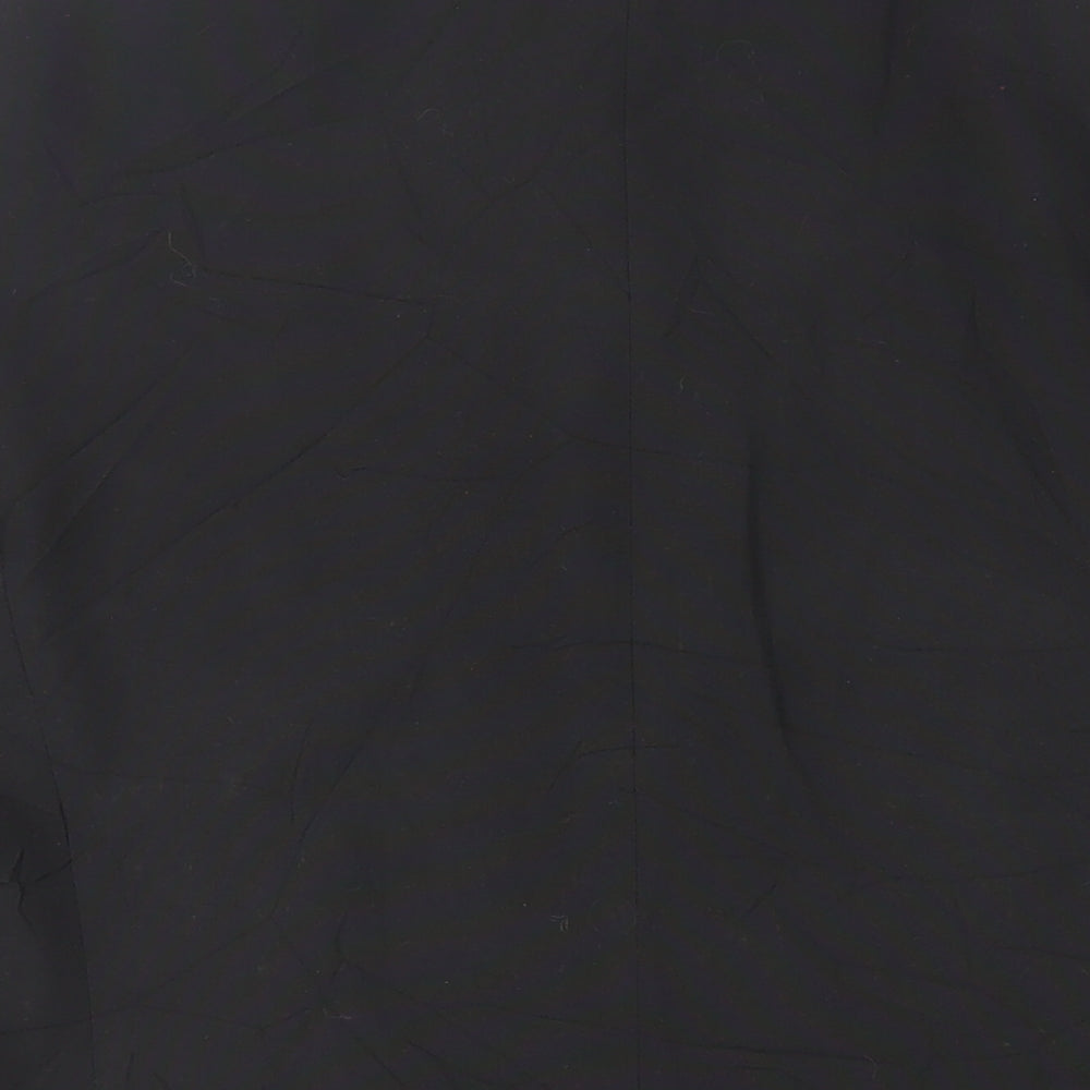 Marks and Spencer Mens Black Polyester Jacket Suit Jacket Size 38 Regular