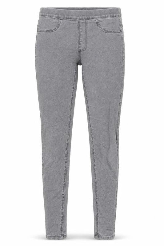 Marks & Spencer Womens Grey Cotton Jegging Jeans Size 10 L28 in Regular - Elasticated Waist