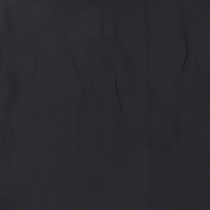 Fellini Mens Black Polyester Jacket Suit Jacket Size 46 Regular