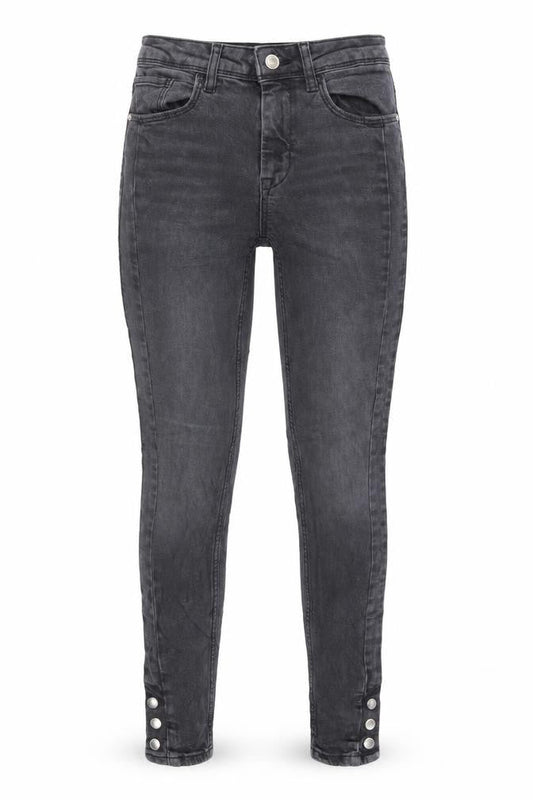 Zara Womens Grey Cotton Skinny Jeans Size 6 L28 in Regular Zip