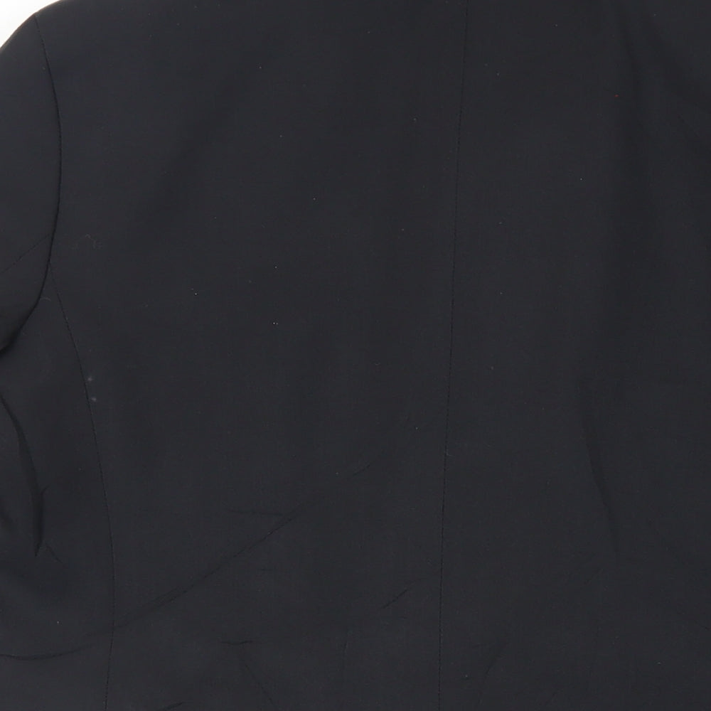 Modern Classics Womens Black Jacket Blazer Size 12 Button - Vintage
