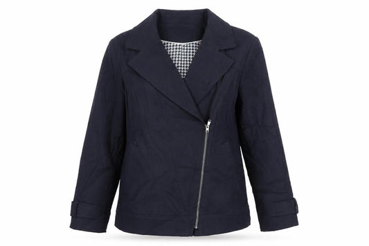Marks & Spencer Womens Blue Jacket Size 14 Zip