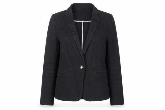 Marks & Spencer Womens Black Jacket Blazer Size 12 Button