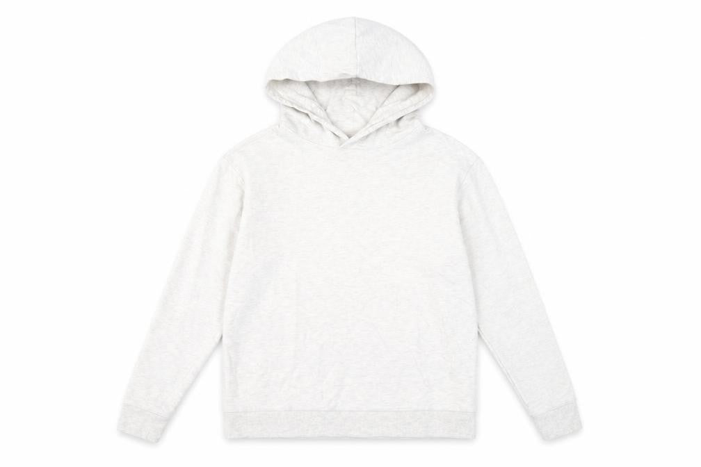 Marks & Spencer Girls Grey Cotton Pullover Hoodie Size 12-13 Years Pullover