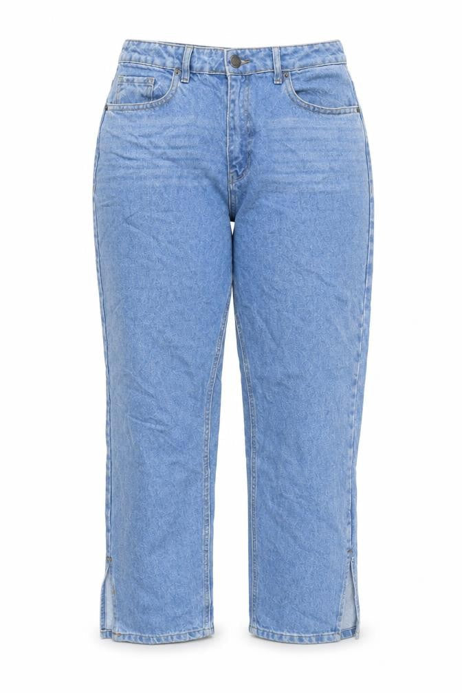 Nasty Gal Womens Blue Cotton Straight Jeans Size 20 L28 in Regular Zip