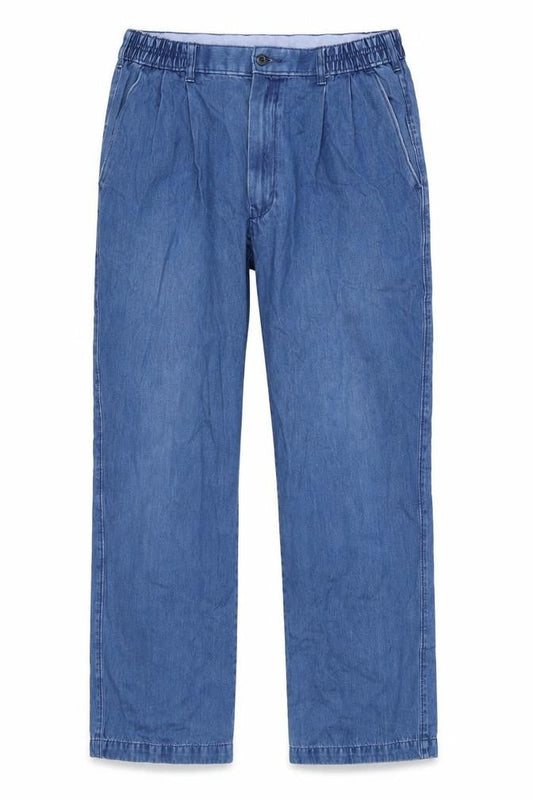 Blue Harbour Mens Blue Cotton Straight Jeans Size 30 in L26 in Regular Zip