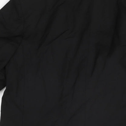 River Island Womens Black Jacket Blazer Size 6 Button