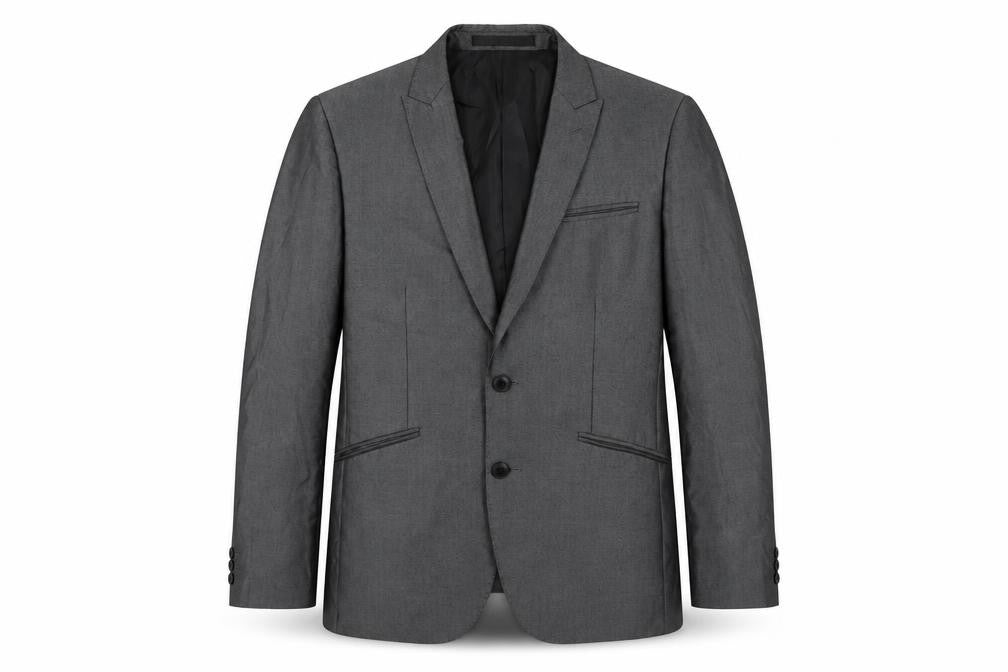 Marks & Spencer Mens Grey Polyester Jacket Suit Jacket Size 38 Regular