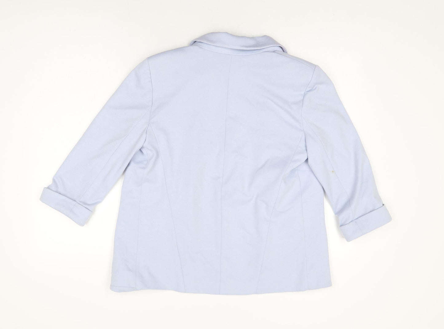 Topshop Womens Blue Jacket Blazer Size 10