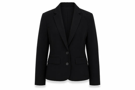 Marks & Spencer Womens Black Polyester Jacket Blazer Size 8