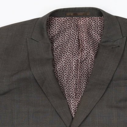 Next Mens Grey Polyester Jacket Suit Jacket Size 40 Regular