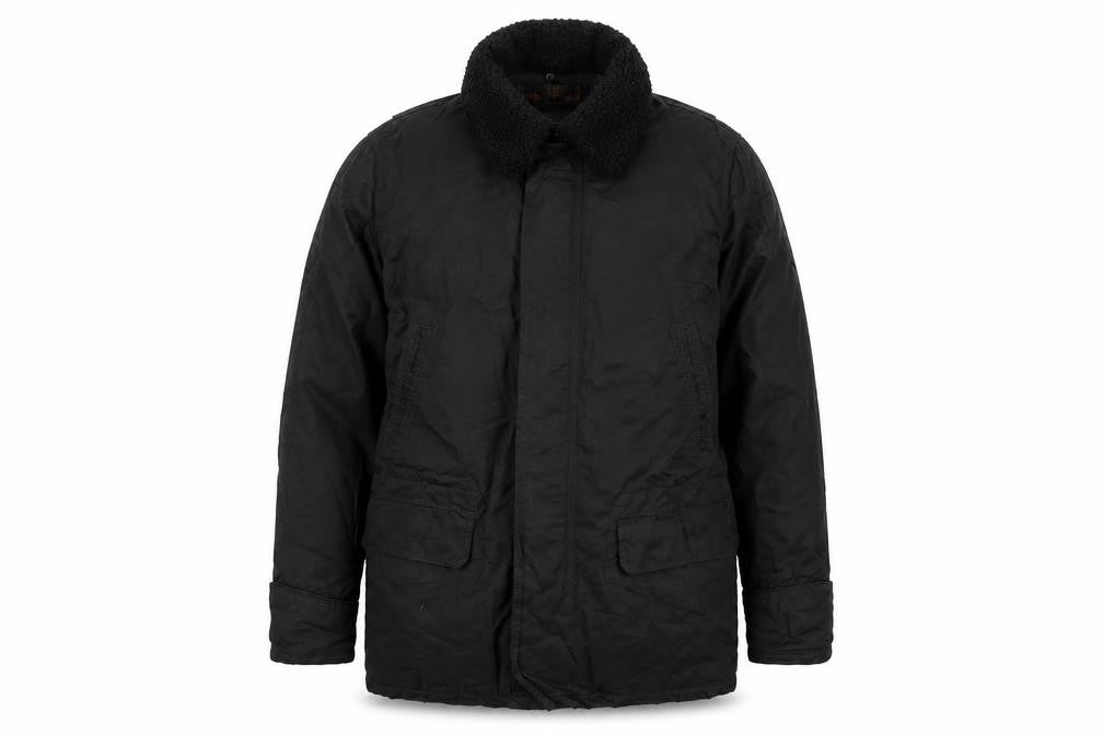 Rocha John Rocha Mens Black Overcoat Coat Size L Zip