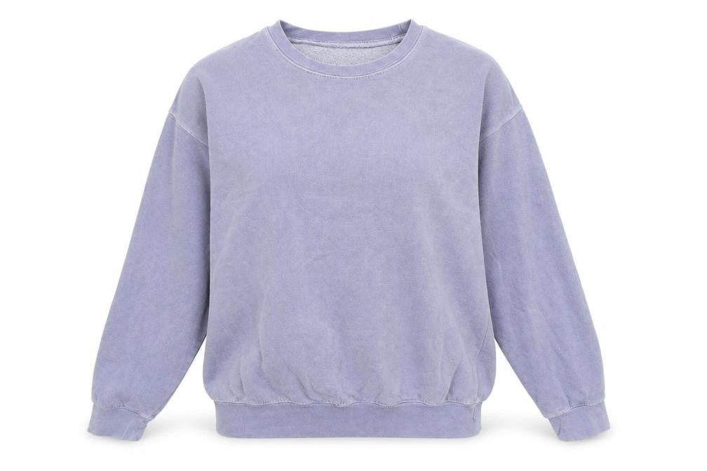 PRETTYLITTLETHING Womens Purple Polyester Pullover Sweatshirt Size M Pullover