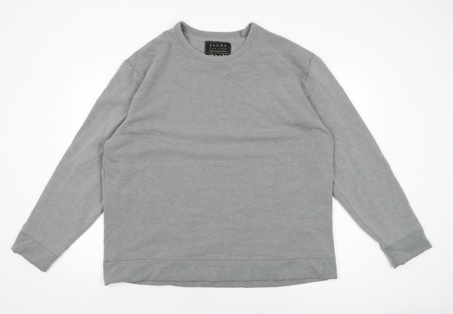 JACHS Mens Grey Polyester Pullover Sweatshirt Size 2XL