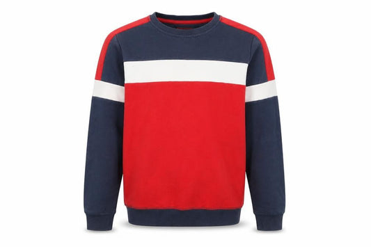 URBN-DEPT Boys Red Cotton Pullover Sweatshirt Size 13 Years Pullover