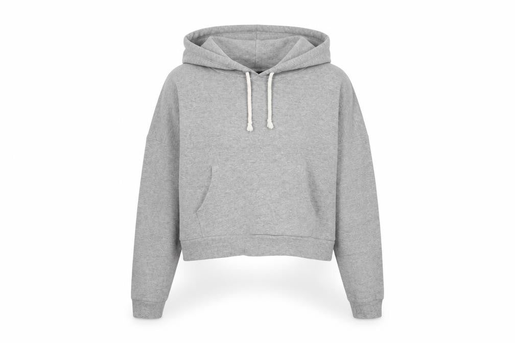ASOS Womens Grey Cotton Pullover Hoodie Size 8 Pullover