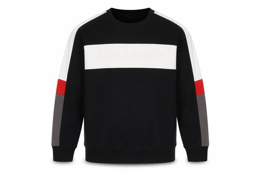 Beck & Hersey Mens Black Cotton Pullover Sweatshirt Size XL
