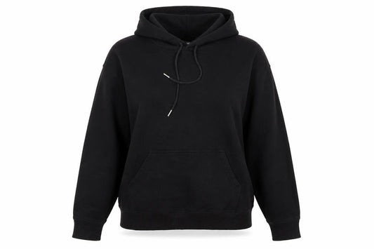 H&M Womens Black Cotton Pullover Hoodie Size M Pullover