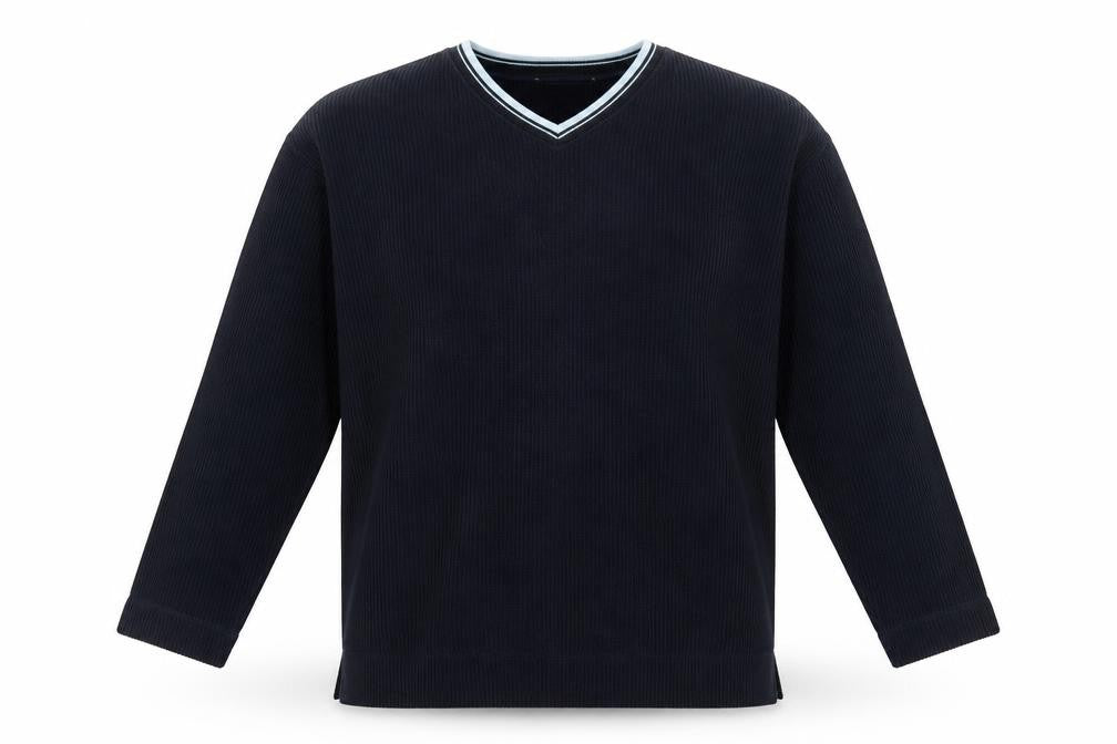 Blue Harbour Mens Blue Polyester Pullover Sweatshirt Size XL