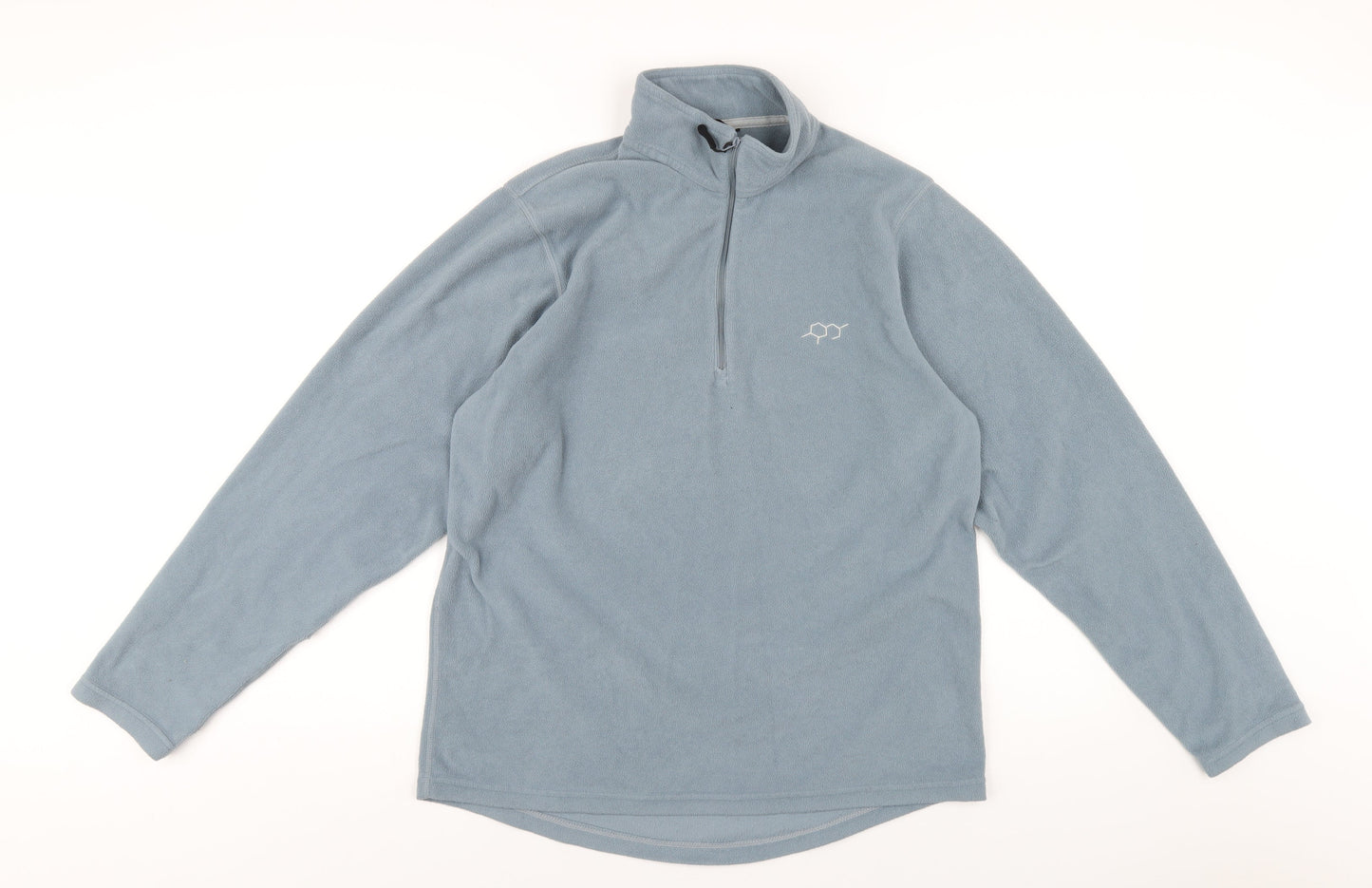 Technicals Mens Blue Polyester Pullover Sweatshirt Size M