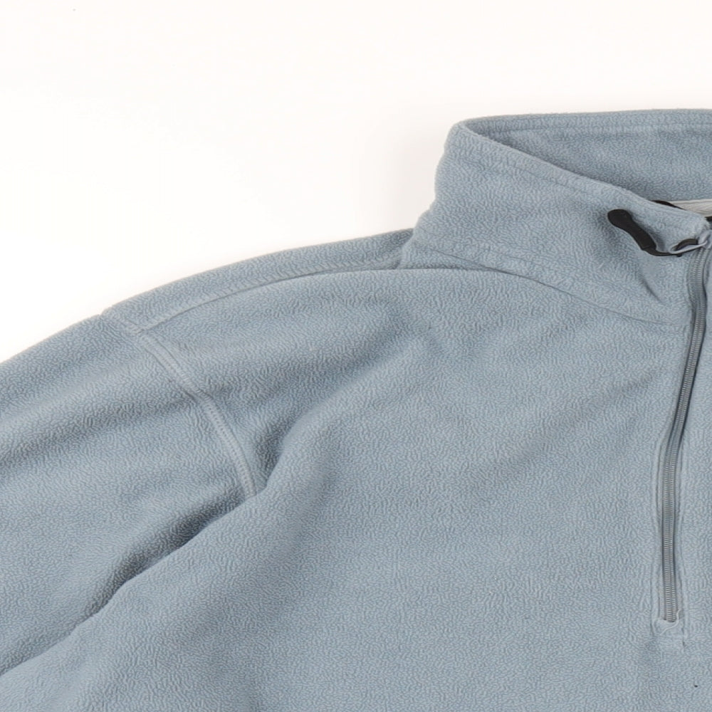 Technicals Mens Blue Polyester Pullover Sweatshirt Size M