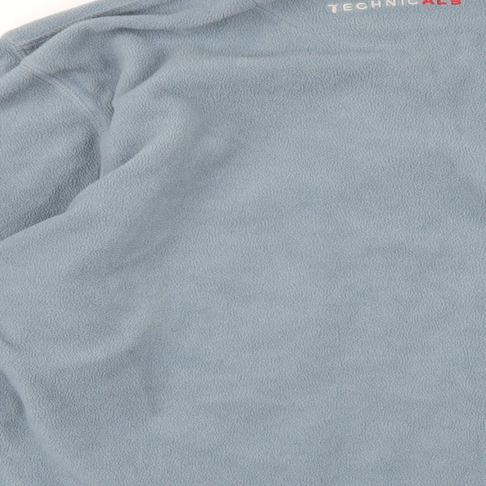 Technicals Mens Blue Polyester Pullover Sweatshirt Size M