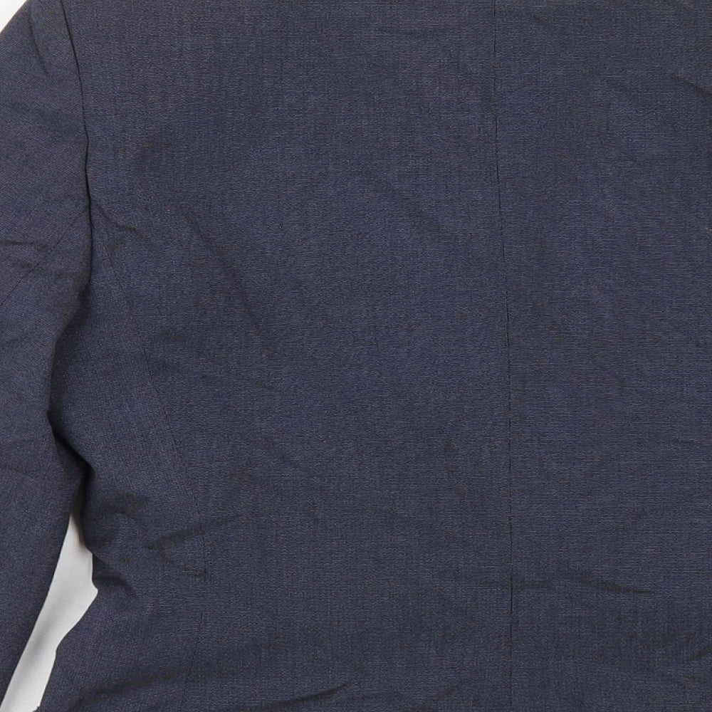 Next Level Womens Blue Polyester Jacket Blazer Size 8