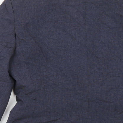 Next Level Womens Blue Polyester Jacket Blazer Size 8