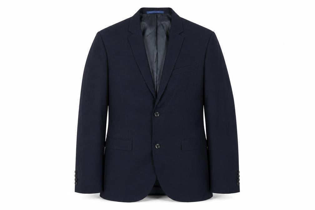 Topman Mens Blue Polyester Jacket Blazer Size 40 Regular