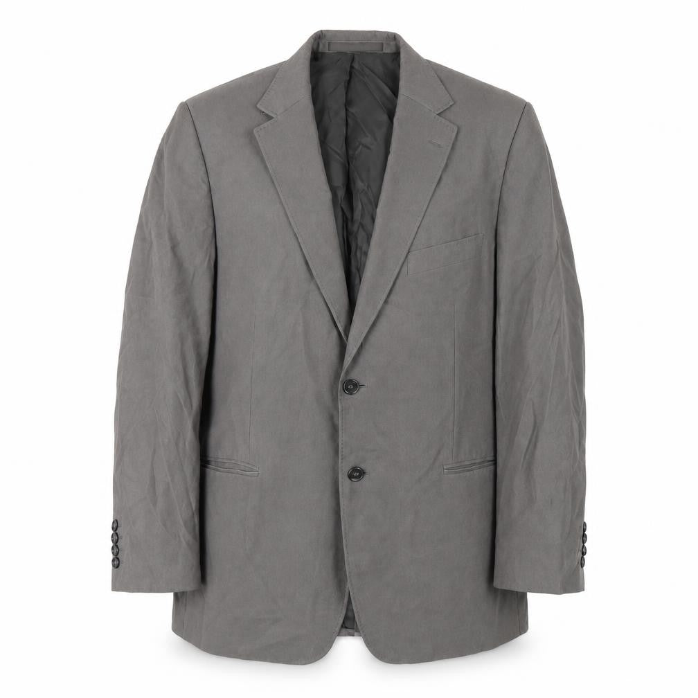 Marks & Spencer Mens Grey Polyester Jacket Blazer Size 42 Regular
